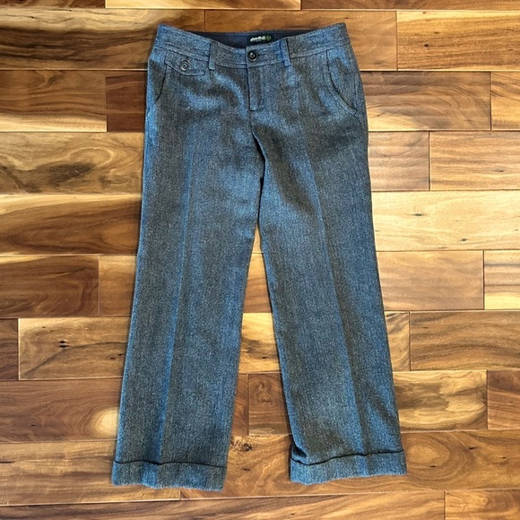 Eddie Bauer Grey Tweed Front Pleat Shaw Fit Dress Pants size 6P - Picture 1 of 4